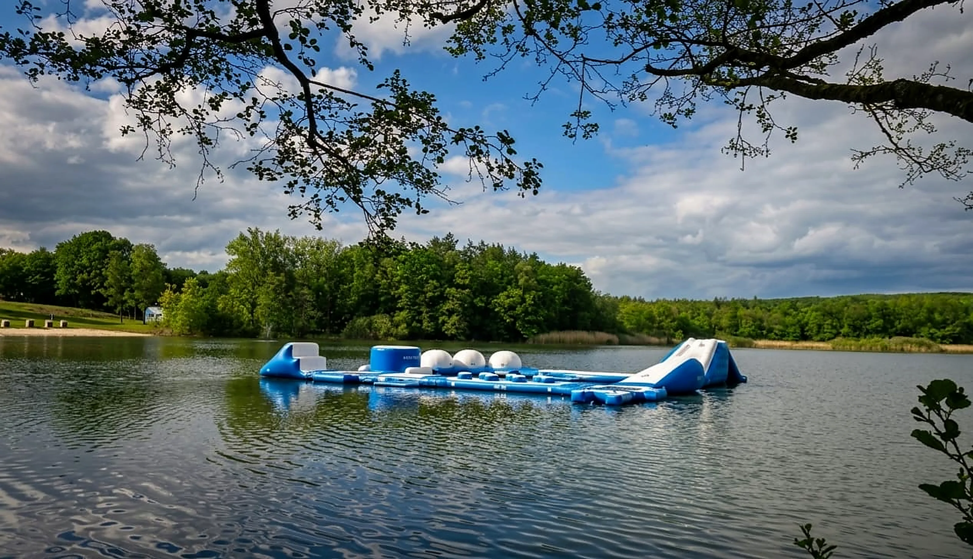 Aquapark auf dem Gederner See