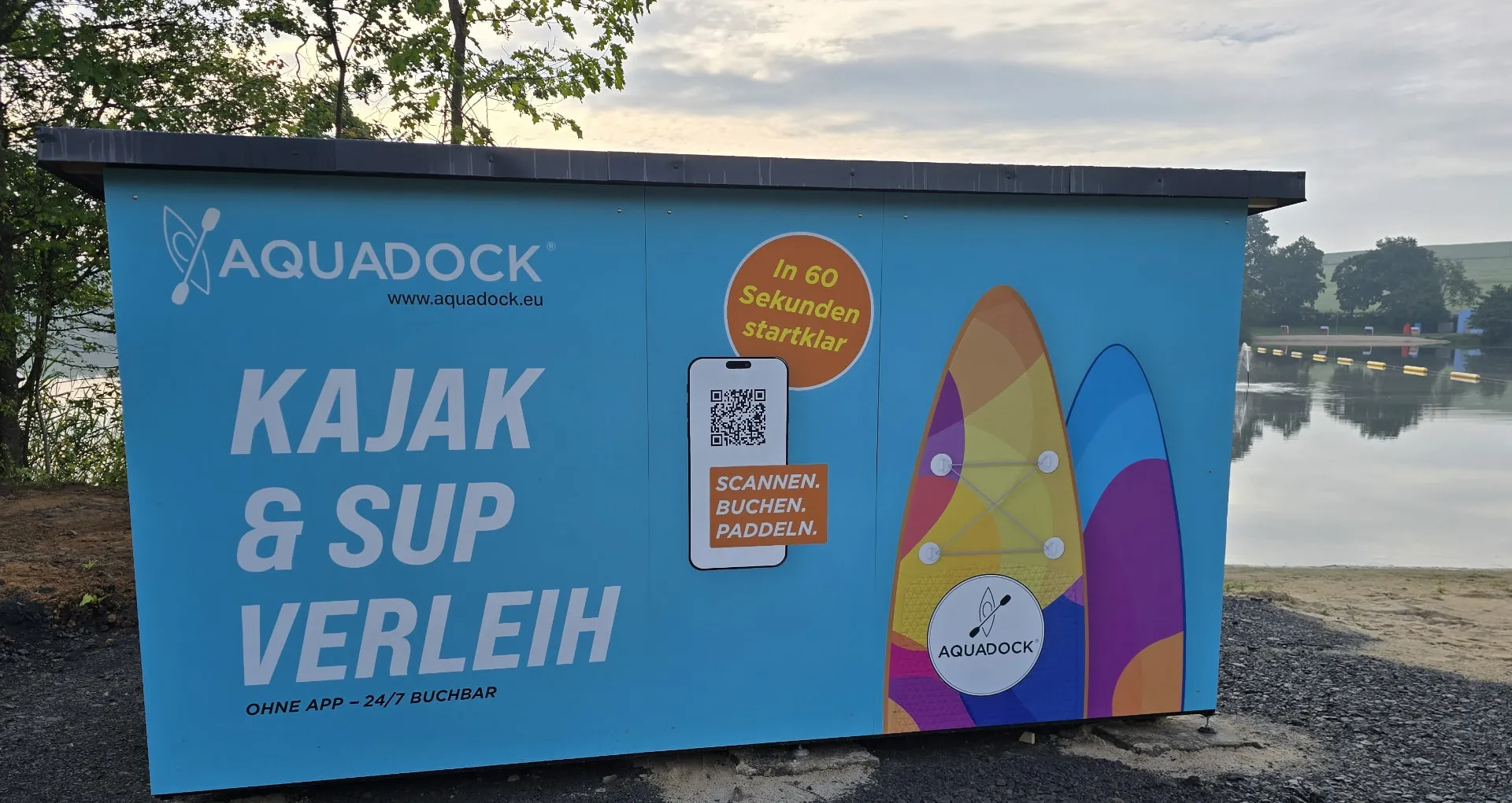 Stand-up-Paddling auf dem Gederner See